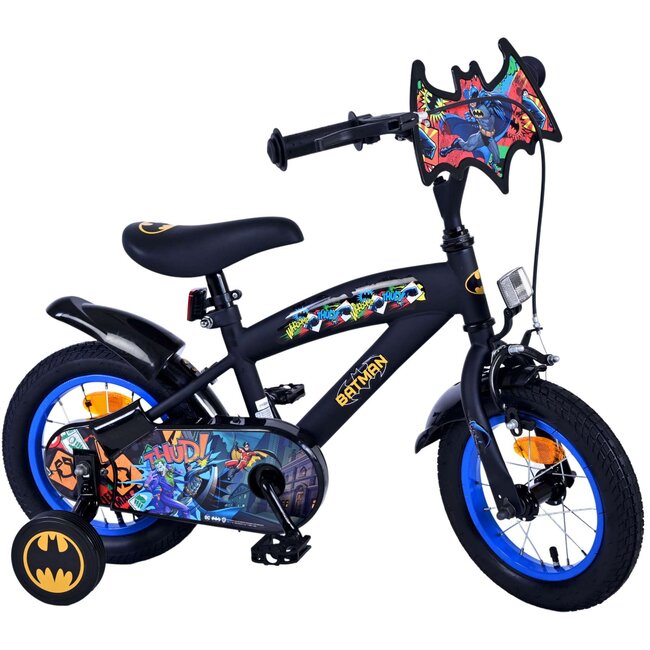 Volare Batman jongensfiets 12 inch zwart