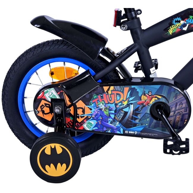 Volare fietsen Batman jongensfiets 12 inch zwart