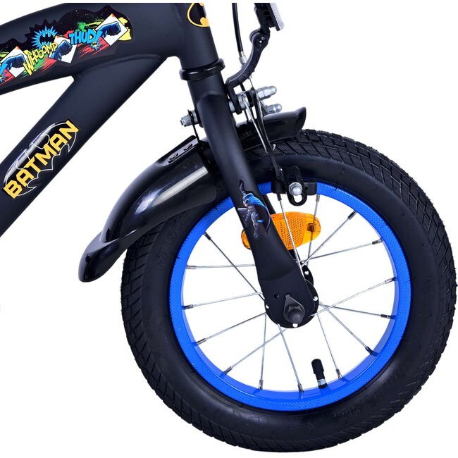 Volare fietsen Batman jongensfiets 12 inch zwart