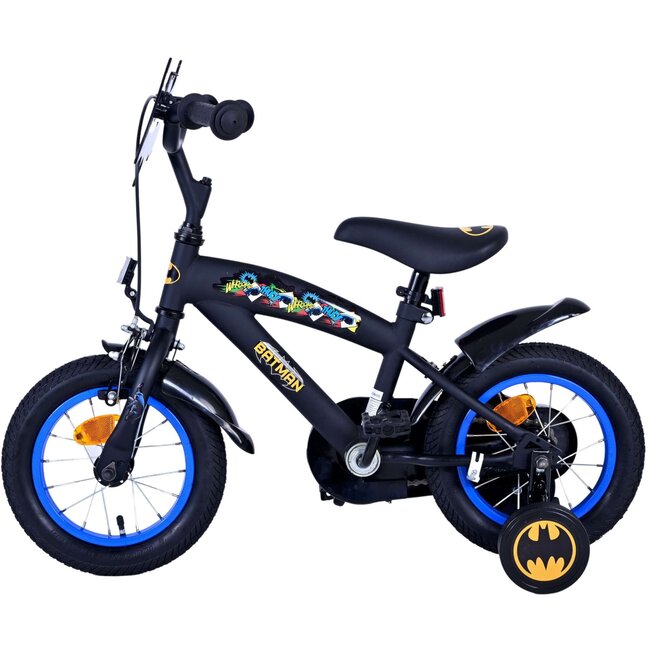 Volare fietsen Batman jongensfiets 12 inch zwart