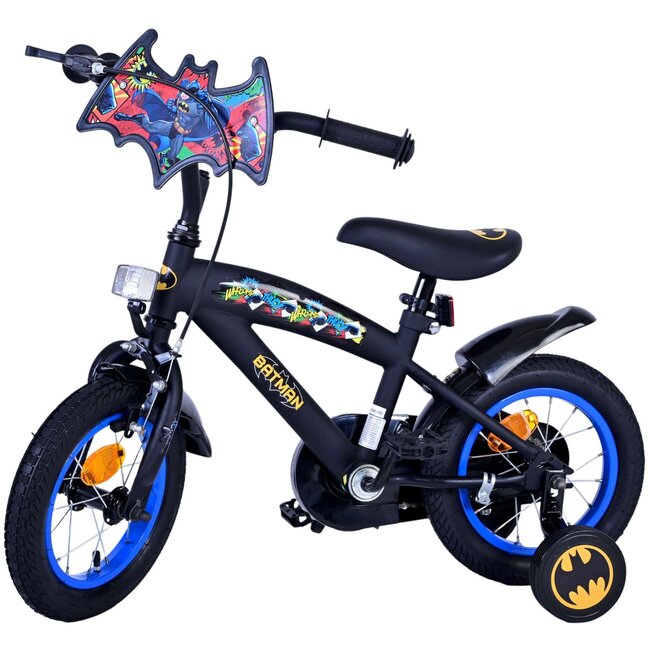 Volare fietsen Batman jongensfiets 12 inch zwart
