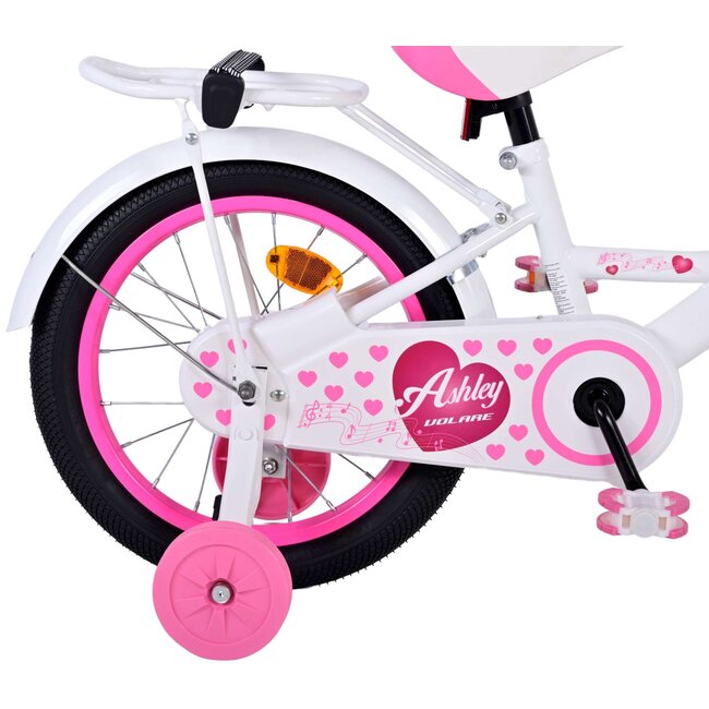 Volare fietsen Ashley meisjesfiets 16 inch wit