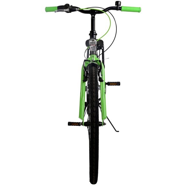 Volare fietsen Thombike jongensfiets 26 inch zwart groen 3 versnellingen