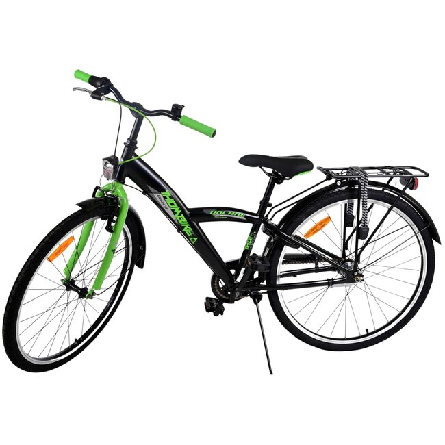 Volare fietsen Thombike jongensfiets 26 inch zwart groen 3 versnellingen