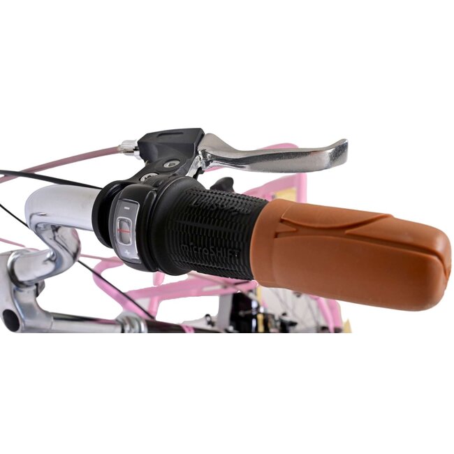 Volare fietsen Excellent meisjesfiets 24 inch zwart 3 versnellingen