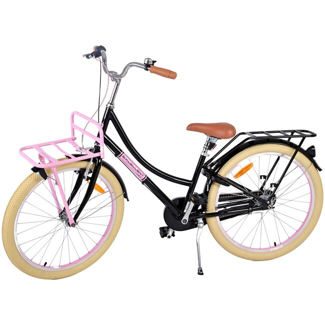 Volare fietsen Excellent meisjesfiets 24 inch zwart 3 versnellingen