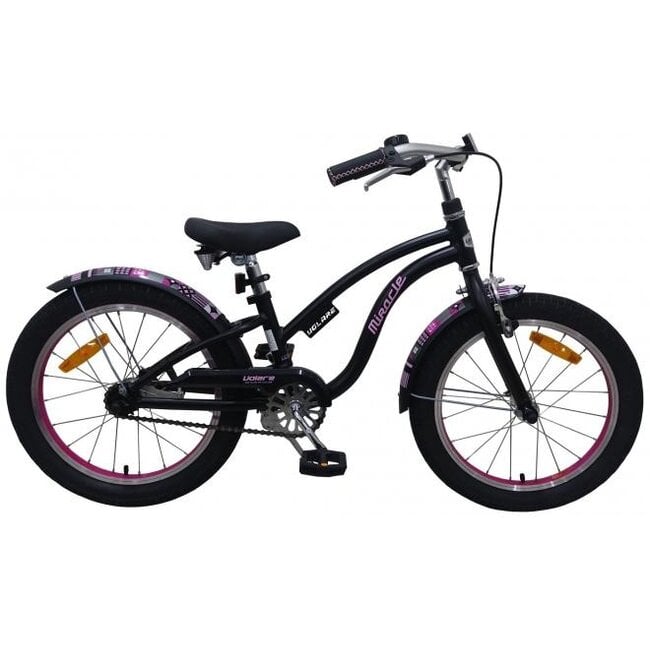 Volare Miracle Cruiser meisjesfiets 18 inch mat zwart