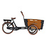 Vogue  Carry 3 Elektrische Bakfiets 8Versnellingen Mat Zwart Bruin  Zwart