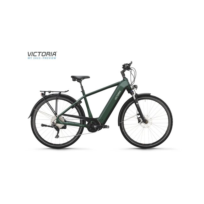 Victoria  TRESALO 12 Elektrische Herenfiets emerald groen 9V