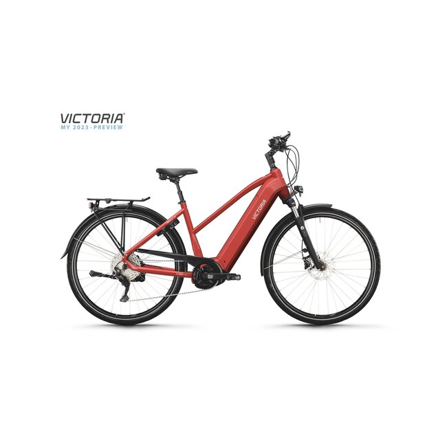 Victoria  TRESALO 14 Elektrische Damesfiets 625Wh Fuego Red Matt 10V