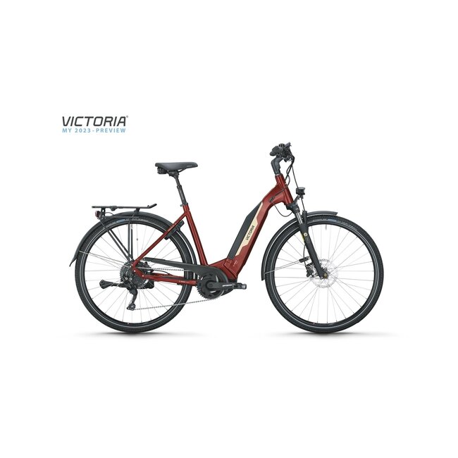 Victoria  TRESALO 2 damesfiets magma mat rood 9V