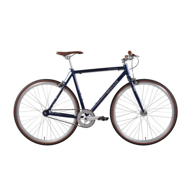 Excelsior Snatcher herenfiets grijs blauw 1V