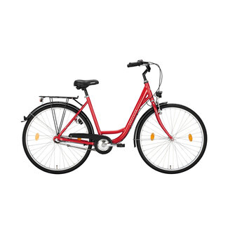 Excelsior Road Cruiser Alu damesfiets cherry rood 3V