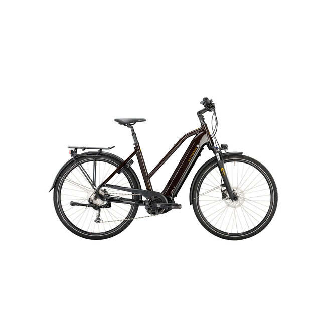 Victoria  eTrekking 12.8 Crispy Bruin 9V Elektrische Damesfiets 625Wh