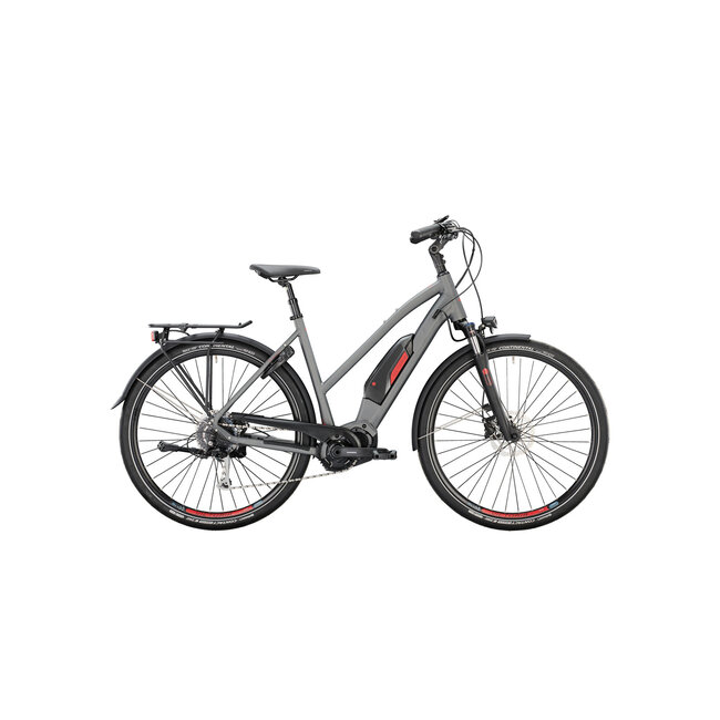 Victoria  eTouring 6.4 damesfiets carbonite mat grijs 9V