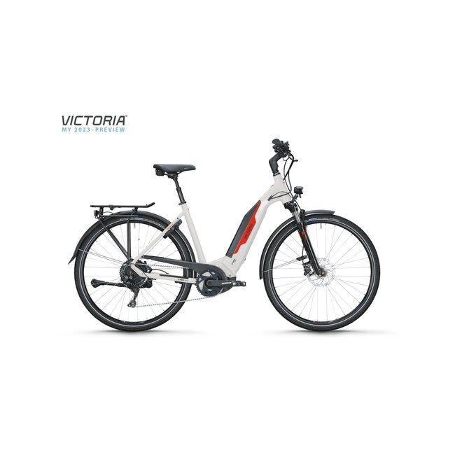 Victoria  TRESALO 1 Elektrische Damesfiets deep mat zwart 7V