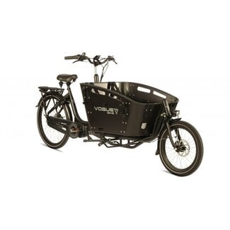 Vogue  Carry 2 Elektrische Bakfiets Zwart 8V Vogue  Carry 2 Elektrische Bakfiets Zwart 8V
