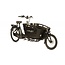 Vogue  Carry 2 Elektrische Bakfiets 8Versnellingen Mat Zwart Zwart