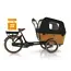 Vogue  Carry 3 Elektrische Bakfiets 8Versnellingen Mat Zwart Bruin  Zwart