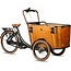 Vogue  Superior Deluxe Elektrische Bakfiets 7Versnellingen Mat Zwart Bruin