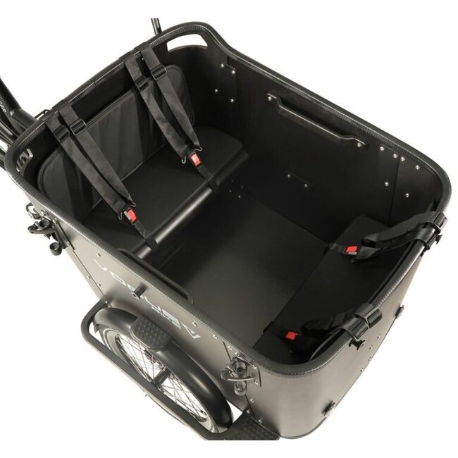 Vogue  Avenger Elektrische Bakfiets 8Versnellingen Mat Zwart Zwart