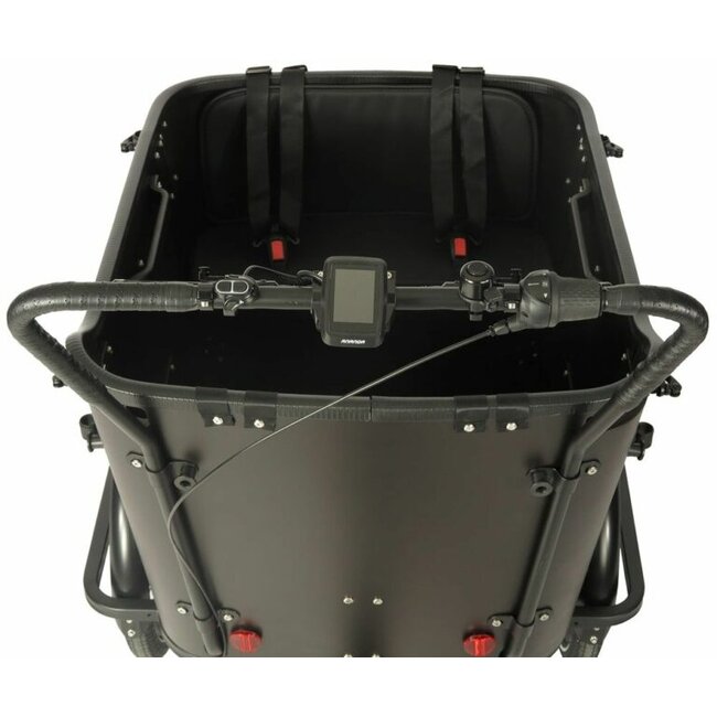 Vogue  Avenger Elektrische Bakfiets 8Versnellingen Mat Zwart Zwart