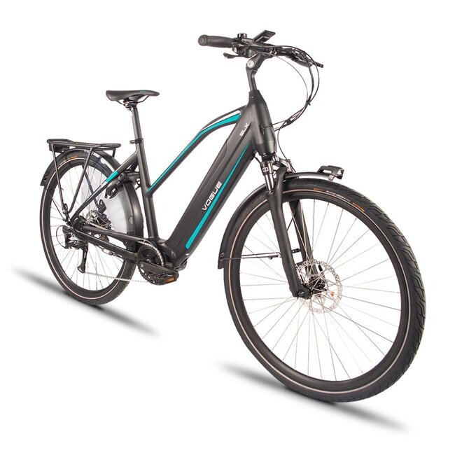 Vogue  SLX Elektrische Fiets 9V 522 Wh  Zwart Blauw Mat