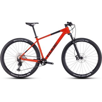 Cube  Reaction C62 Race MTB 29 inch zwart/fireoranje 12V