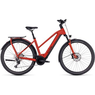 Cube  Kathmandu Hybrid Exc elektrische fiets dames zwart/rood 750 Wh