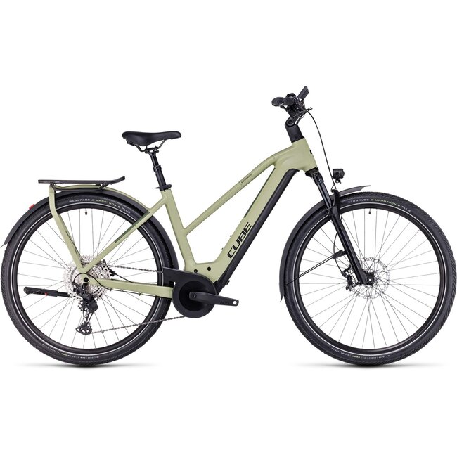 Cube  Kathmandu Hybrid SLX elektrische fiets dames groen/olive 750 Wh