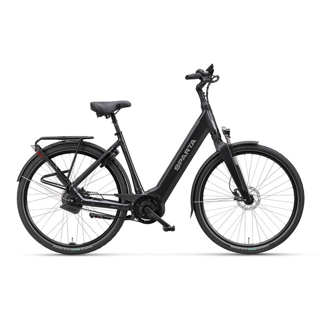 Sparta  a-Shine Ultra Bosch Smart Elektrische Damesfiets Black Metallic