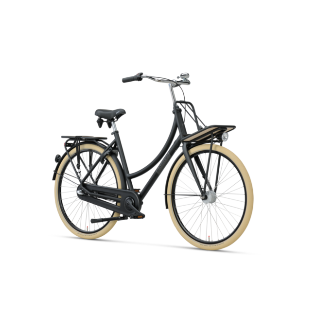 Batavus  PACKD 3  Damesfiets 3Versnellingen Mat Zwart