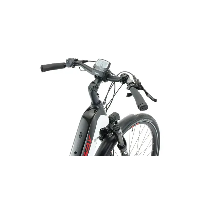 Conway Cairon TF 3.8 Bosch Elektrische Damesfiets 8V Pearl Wit Zwart Metallic