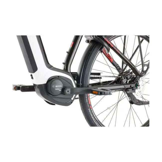 Conway Cairon TF 3.8 Bosch Elektrische Damesfiets 8V Pearl Wit Zwart Metallic