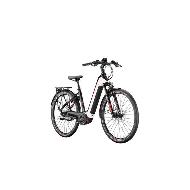 Conway Cairon TF 3.8 Bosch Elektrische Damesfiets 8V Pearl Wit Zwart Metallic