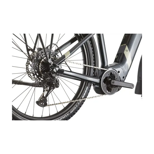 Conway Cairon C 3.0  Bosch Elektrische Damesfiets 12Versnelling Zwart Metallic