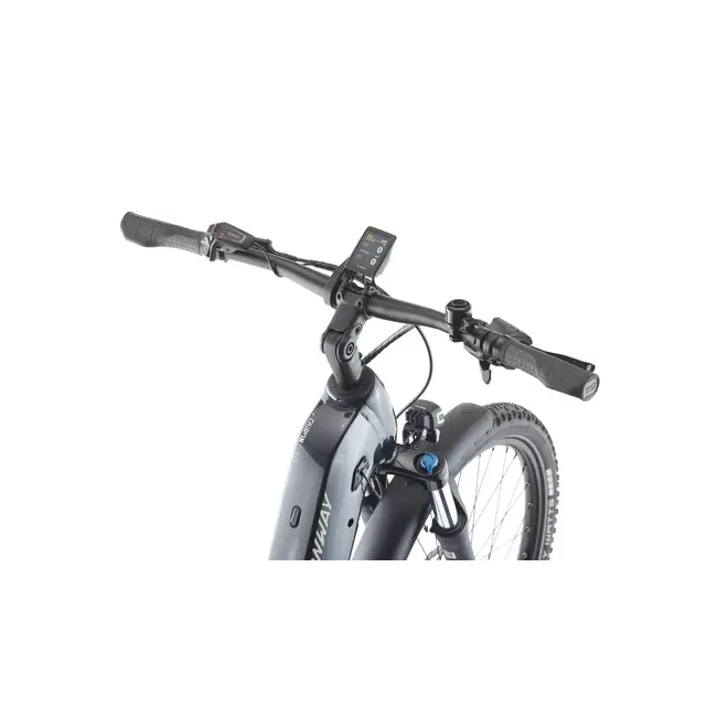 Conway Cairon C 3.0  Bosch Elektrische Damesfiets 12Versnelling Zwart Metallic