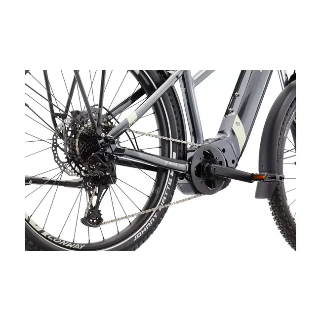 Conway Cairon C 3.0  Bosch Elektrische Damesfiets 12Versnelling Zwart Metallic