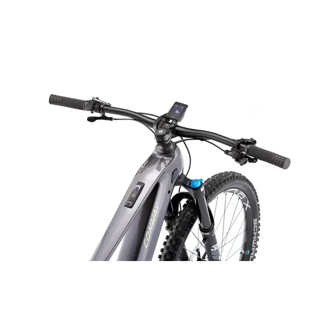 Conway Xyron S 8.9 MX Bosch Smart Elektrische MTB 12V Grijs Metallic