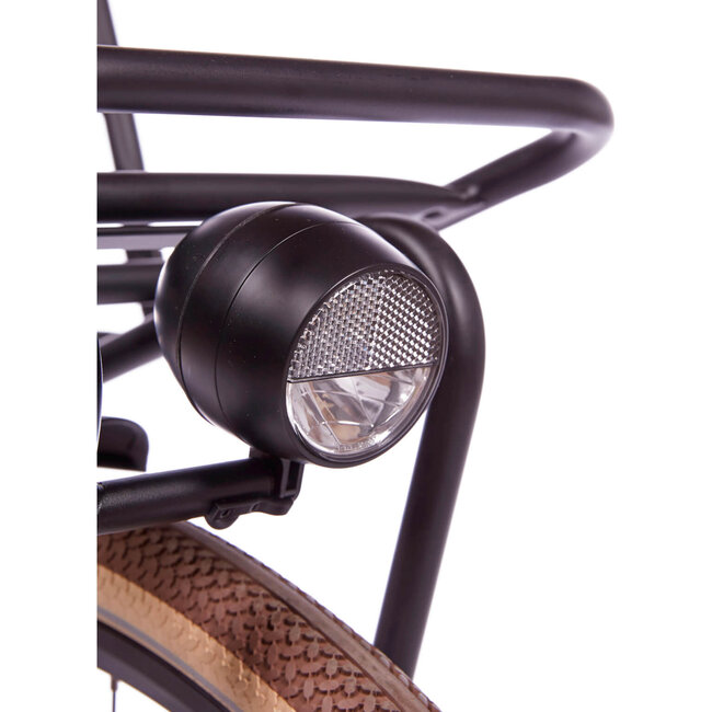 Cortina  E-U4 Elektrische Heren Transportfiets 7V Jet Black Matt