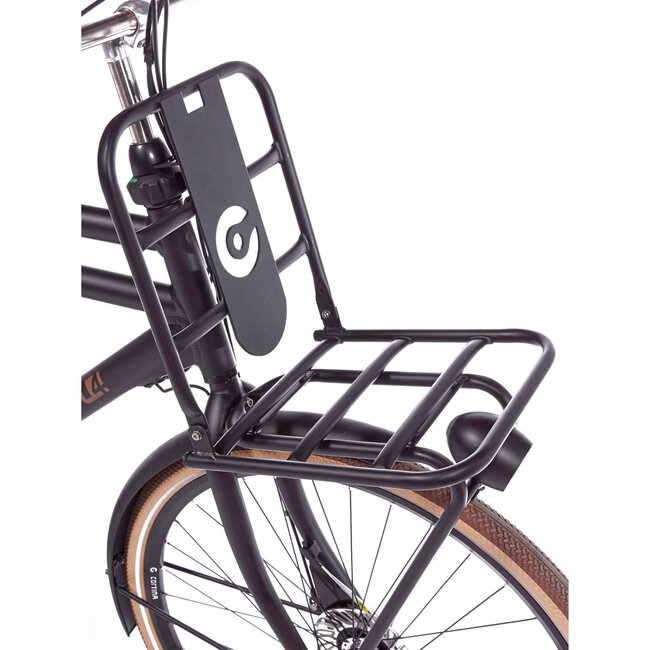 Cortina  E-U4 Elektrische Heren Transportfiets 7V Jet Black Matt