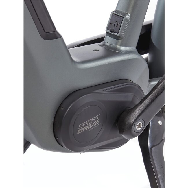 Cortina  E-Nite Elektrische Damesfiets 7Versnellingen Titanic Green Matt DB7