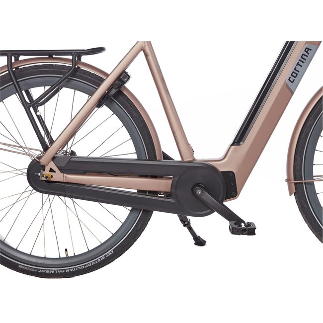 Cortina  E-Nite Elektrische Damesfiets DB7 Pink Champagne Matt 7V