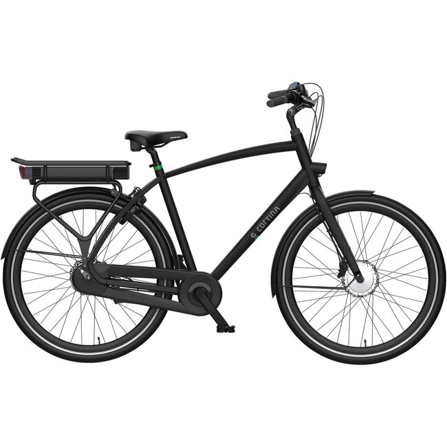 Cortina  E-Tide SD FM Elektrische Herenfiets 7Versnellingen Jet Black Matt