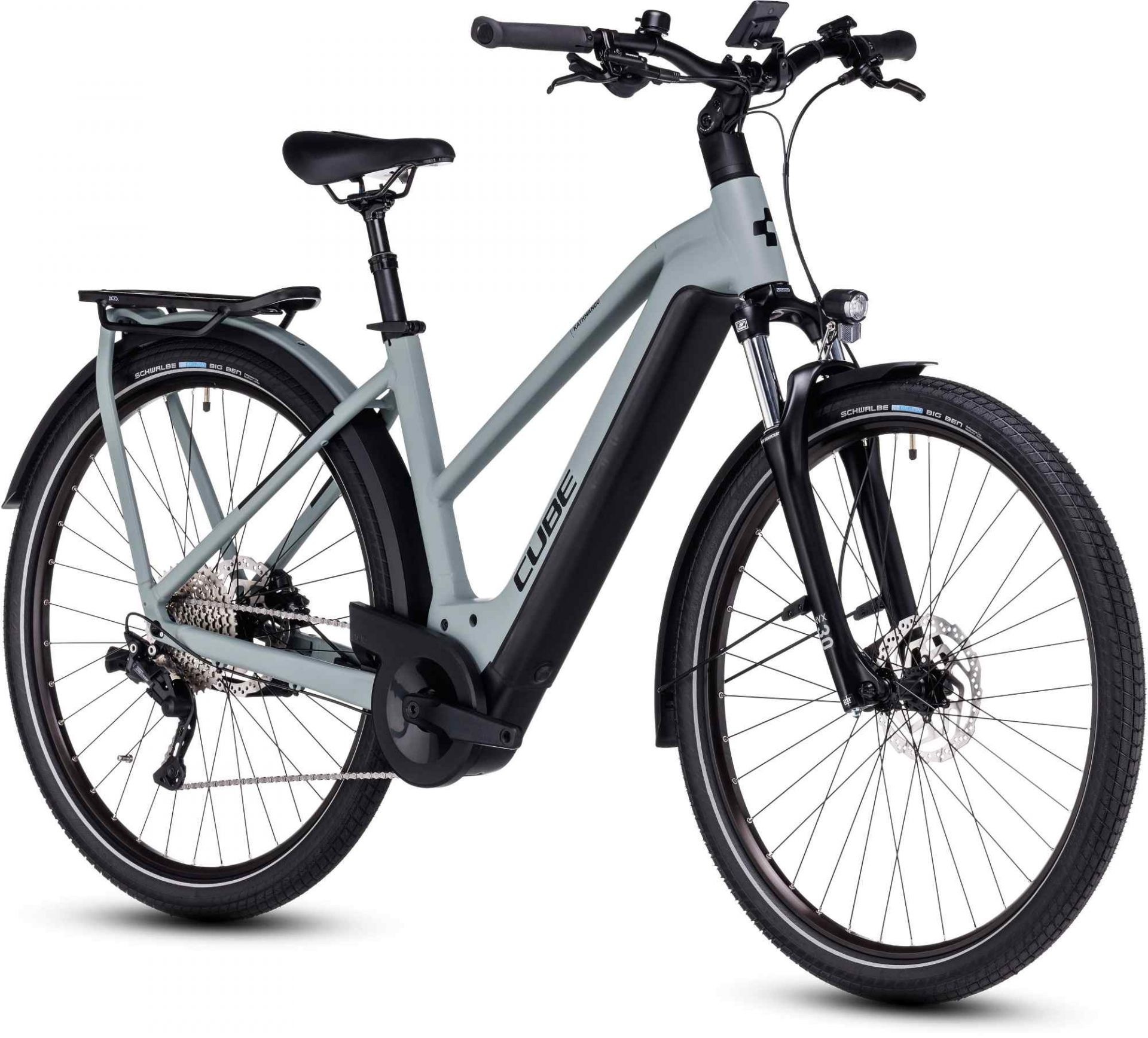 Cube Kathmandu Hybrid ONE Elektrische Trekkingfiets 10V Swampgrey