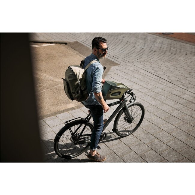 Kvisp hondenfietszitje met harnas M midnight gray