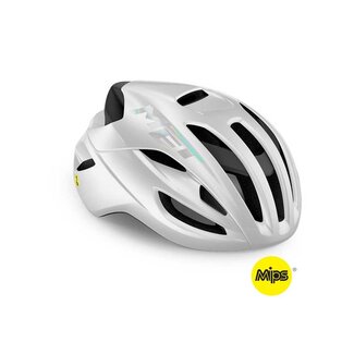 MET Fietshelm Rivale MIPS White Holographic M