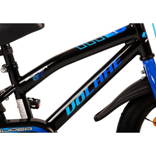 Volare fietsen Super GT jongensfiets 14 inch blauw