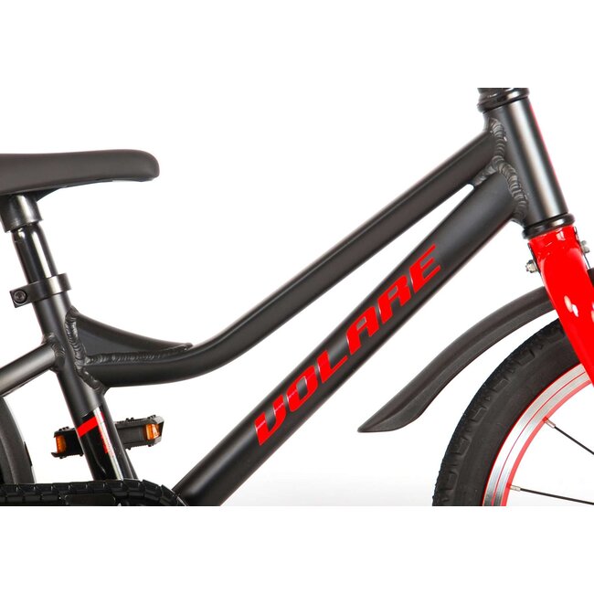 Volare fietsen Blaster jongensfiets 16 inch zwart/rood