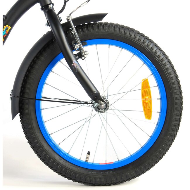 Volare fietsen jongensfiets 18 inch zwart